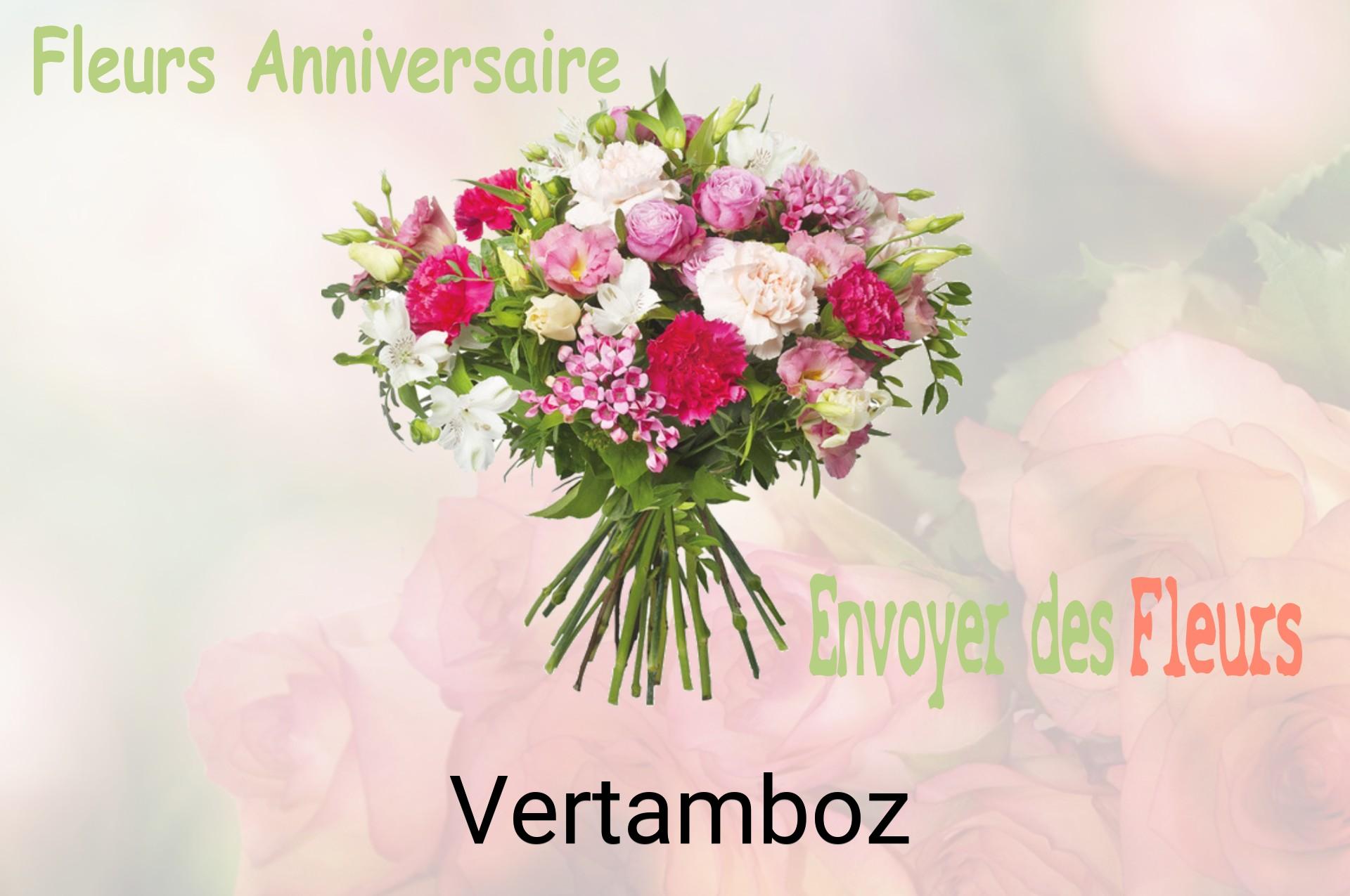 Bouquet de fleurs d’anniversaire livré à Vertamboz