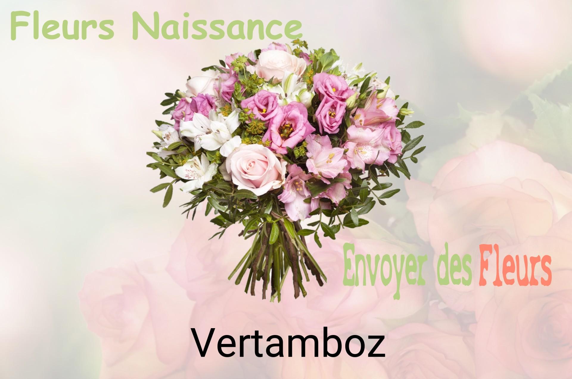 Bouquet de fleurs de naissance livré à Vertamboz